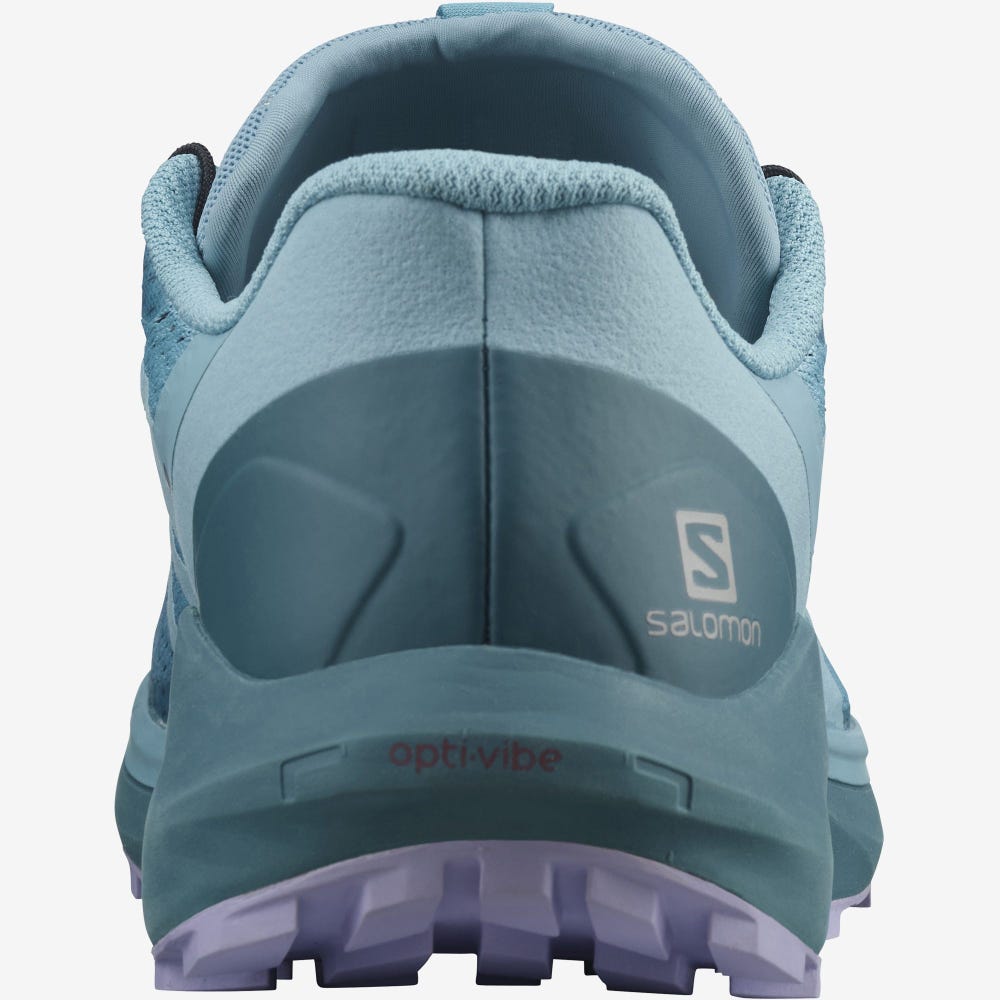 Salomon SENSE RIDE 4 Női Terepfutó Cipő Kék/Levendula | LCX314685