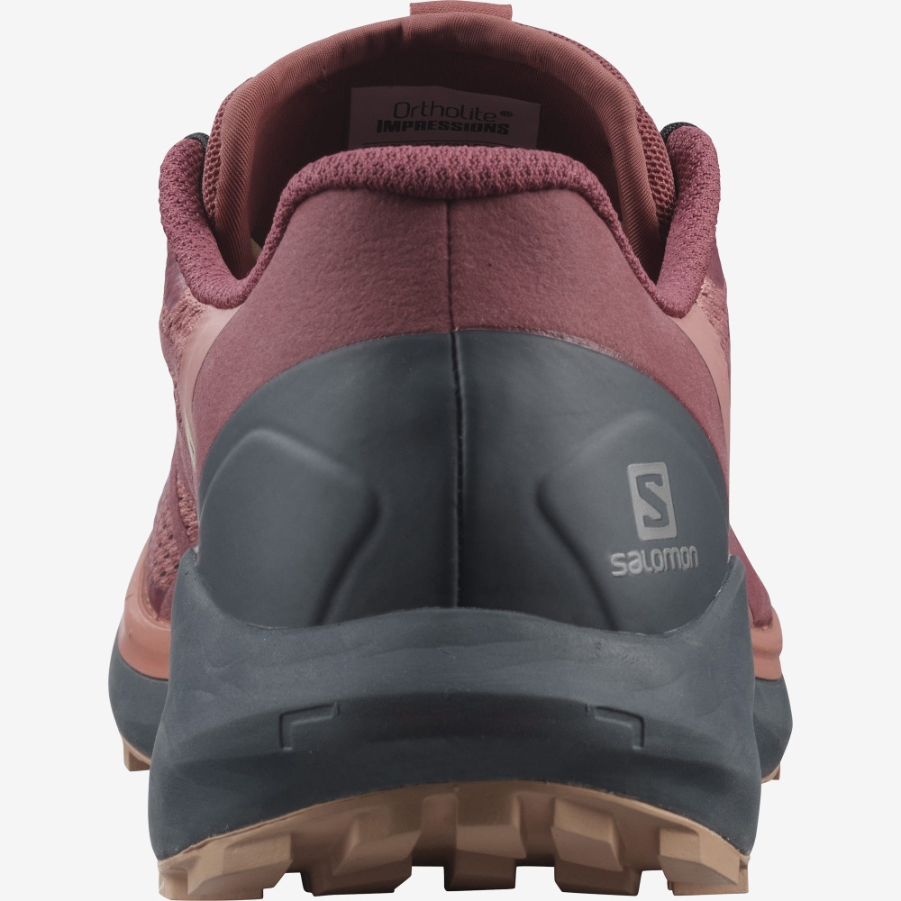 Salomon SENSE RIDE 4 Női Terepfutó Cipő Sötét Piros/Sötétkék | RAB875410