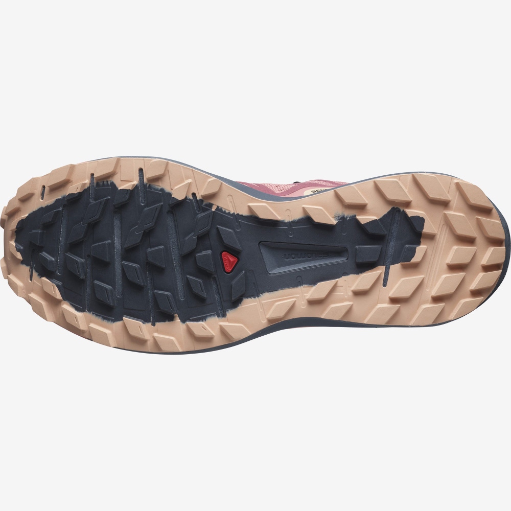 Salomon SENSE RIDE 4 Női Terepfutó Cipő Sötét Piros/Sötétkék | RAB875410