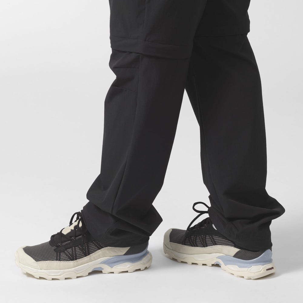 Salomon SHELTER LOW LEATHER Férfi Sportcipő Csokoládé Lila/Világos Sárga/Kék | YON863907