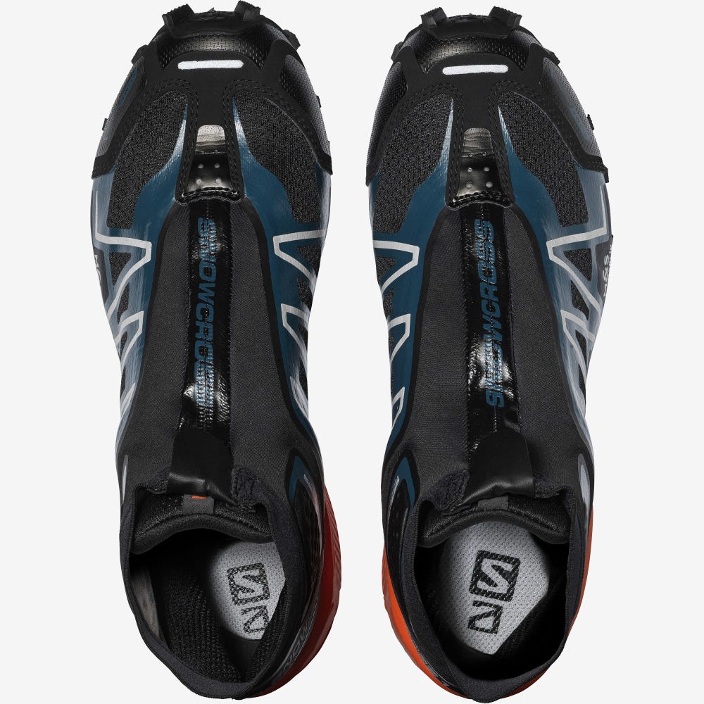 Salomon SNOWCROSS ADVANCED Férfi Sportcipő Fekete/Kék/Piros Narancssárga | AED270365