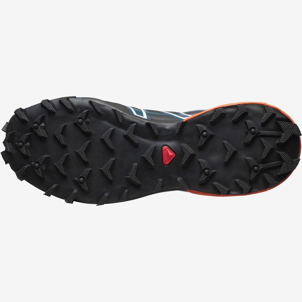 Salomon SNOWCROSS ADVANCED Férfi Sportcipő Fekete/Kék/Piros Narancssárga | AED270365