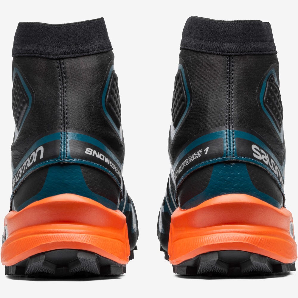 Salomon SNOWCROSS ADVANCED Férfi Sportcipő Fekete/Kék/Piros Narancssárga | AED270365