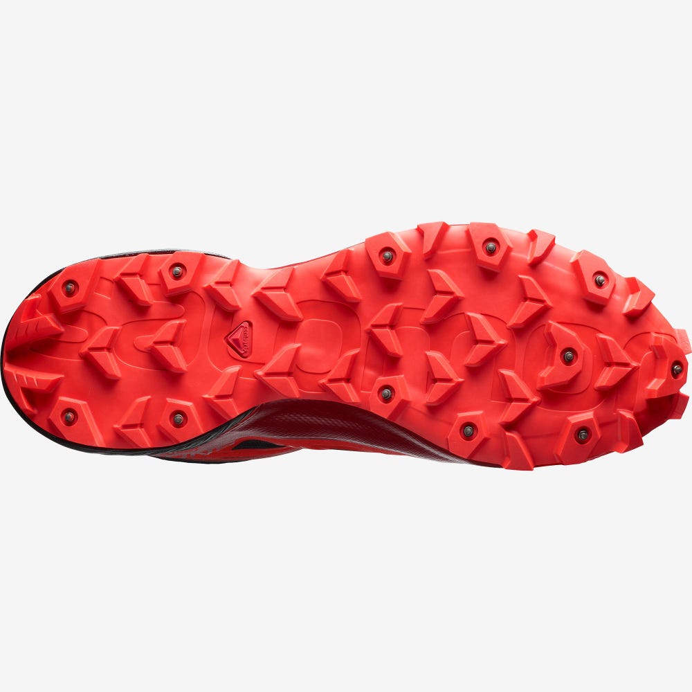 Salomon SNOWSPIKE CLIMASALOMON™ WATERPROOF Női Terepfutó Cipő Fekete/Piros/Piros | TEN985173