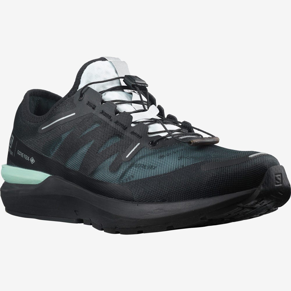 Salomon SONIC 4 GORE-TEX Férfi Futócipő Fekete/Fehér/Fekete | DXM830725