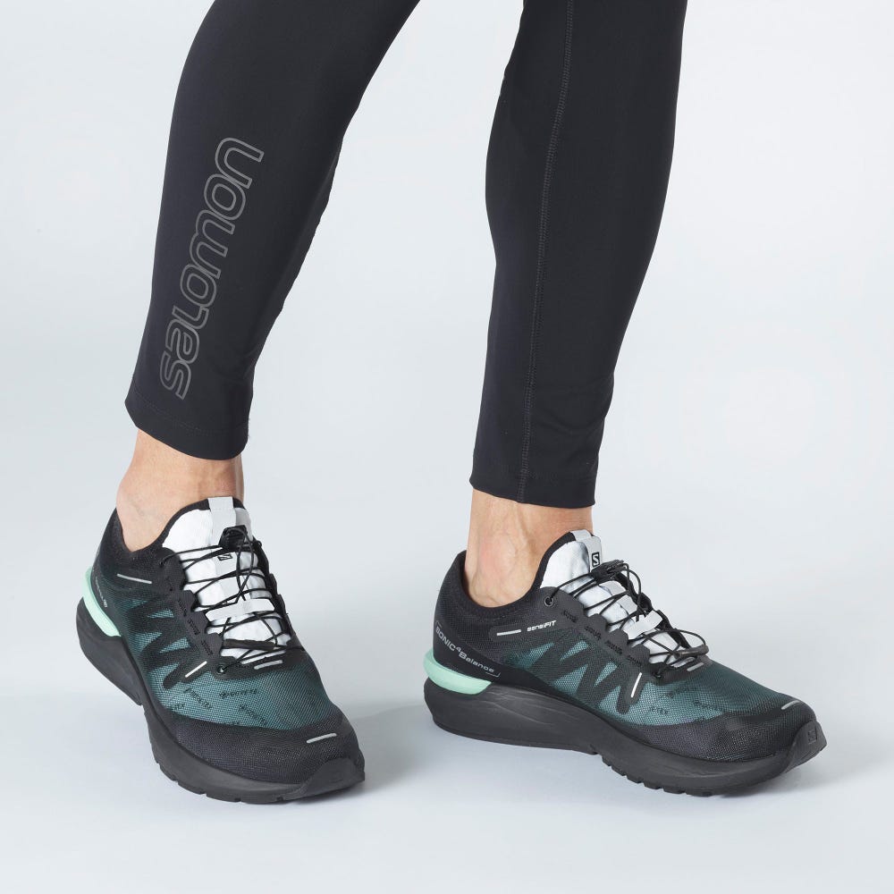 Salomon SONIC 4 GORE-TEX Férfi Futócipő Fekete/Fehér/Fekete | DXM830725