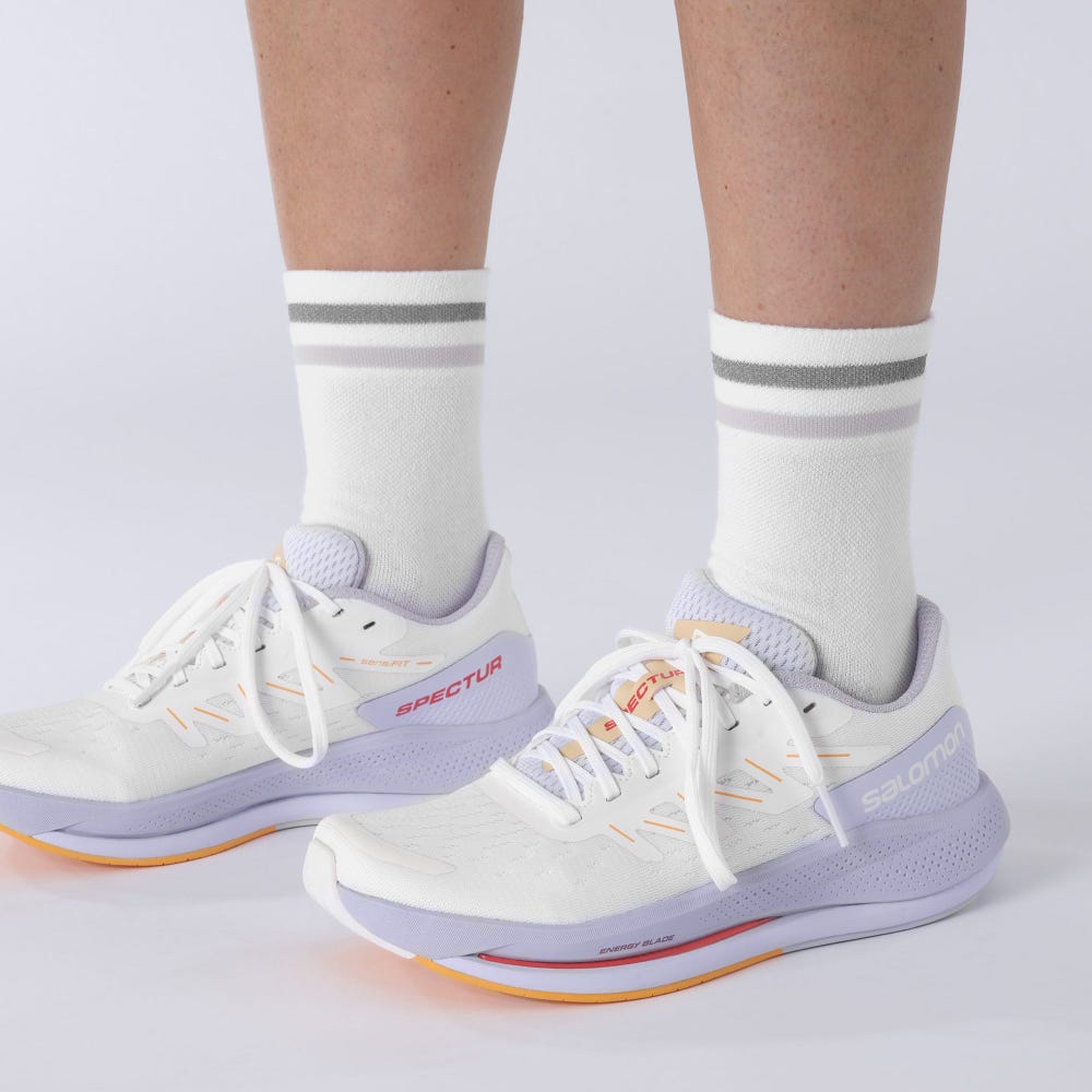Salomon SPECTUR Női Futócipő Fehér/Lila/Narancssárga | FTD047936