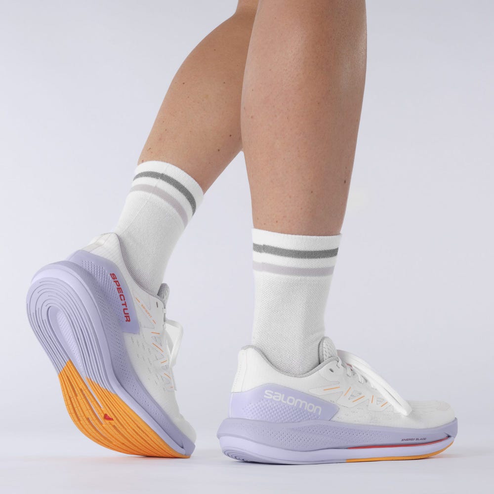 Salomon SPECTUR Női Futócipő Fehér/Lila/Narancssárga | FTD047936