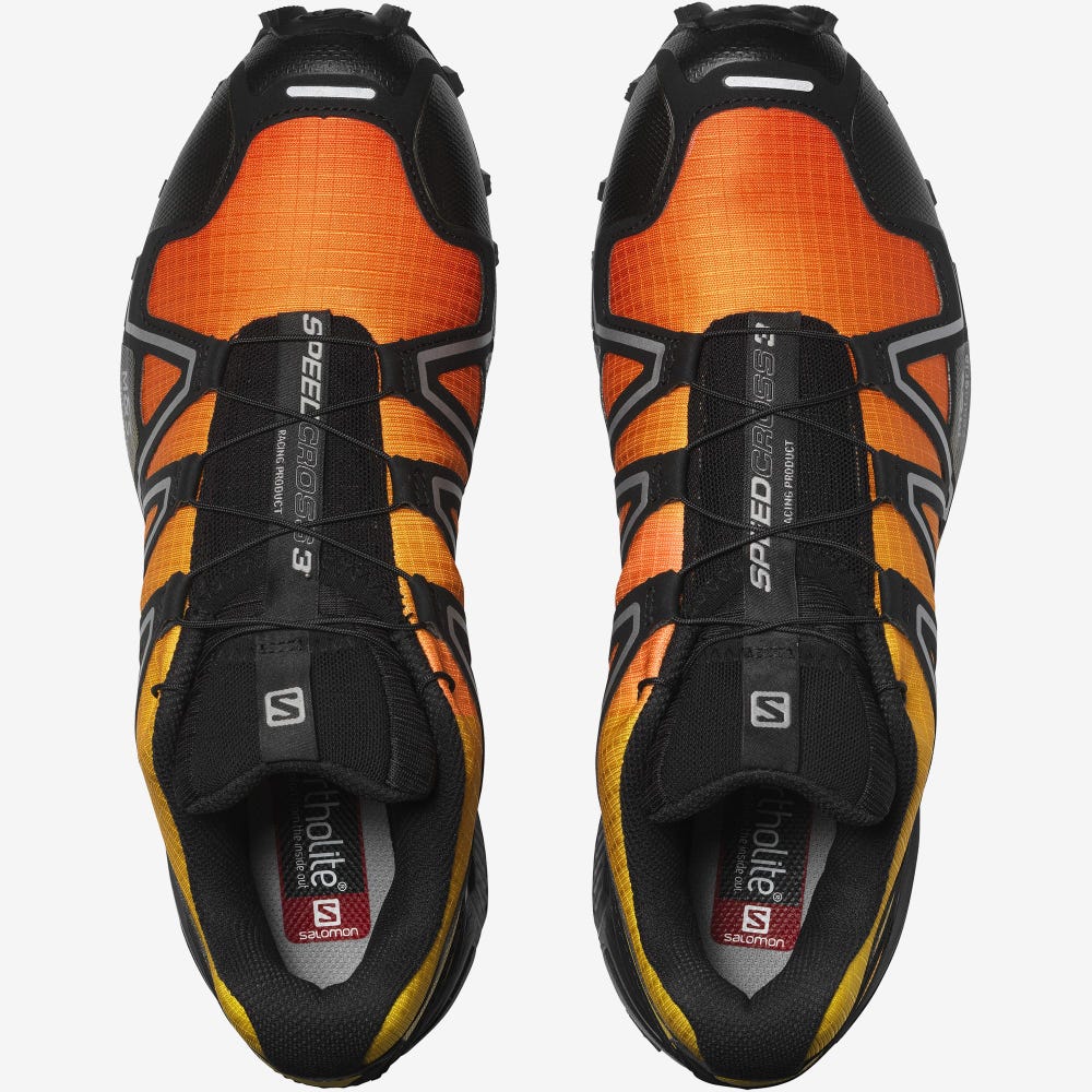 Salomon SPEEDCROSS 3 GRADIENT Férfi Sportcipő Rózsaszín/Citrom/Titán | QTR695718