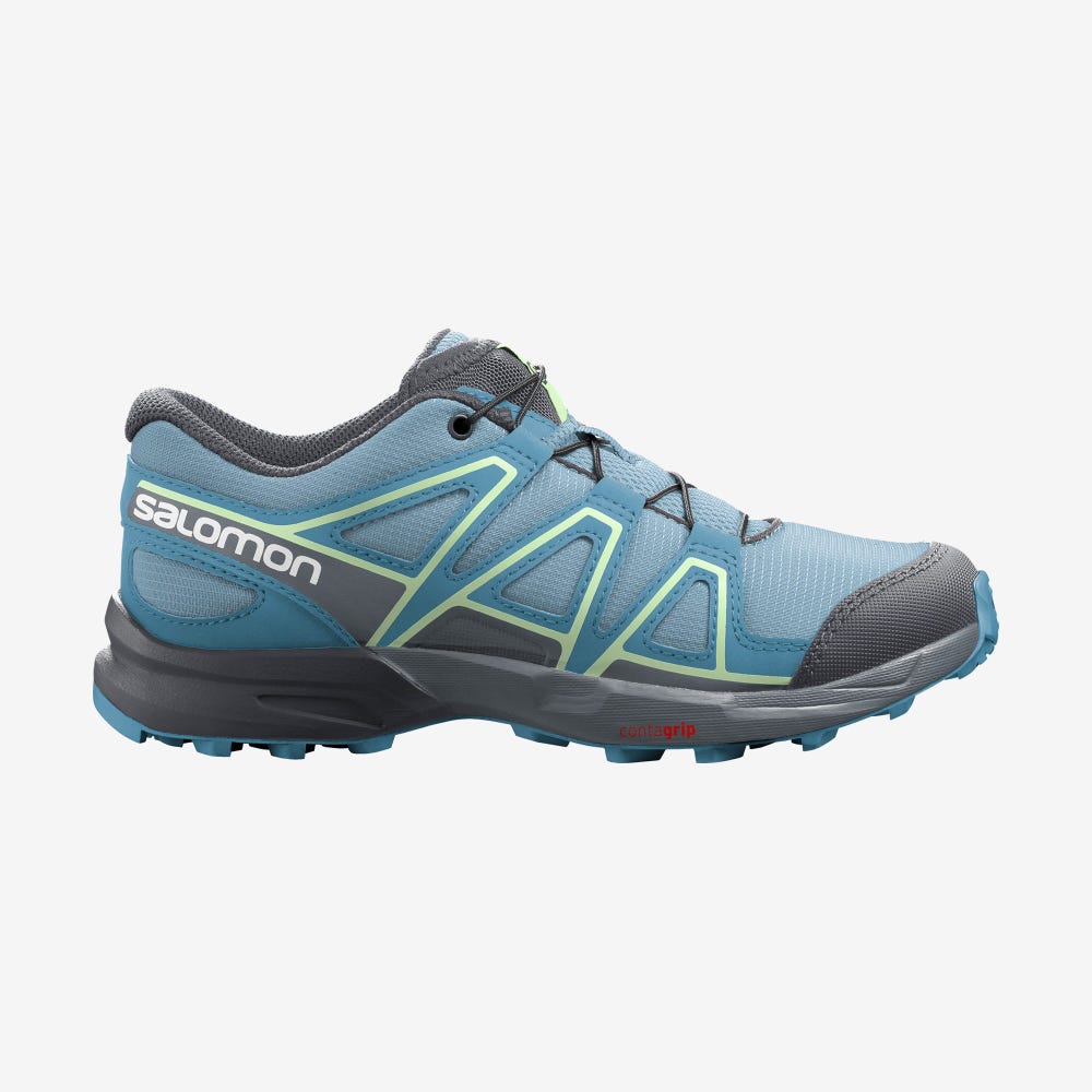 Salomon SPEEDCROSS Gyerek Terepfutó Cipő Kék | QFR297835