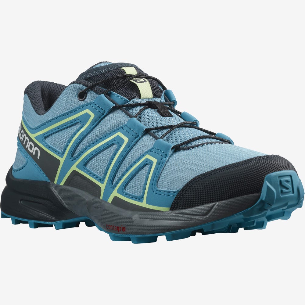 Salomon SPEEDCROSS Gyerek Terepfutó Cipő Kék | QFR297835