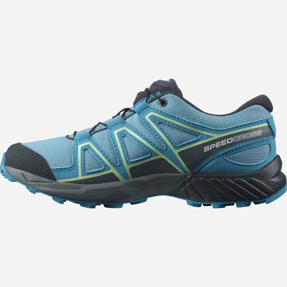 Salomon SPEEDCROSS Gyerek Terepfutó Cipő Kék | QFR297835