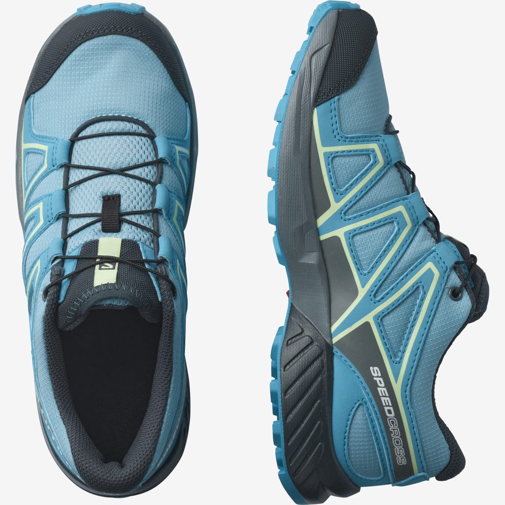 Salomon SPEEDCROSS Gyerek Terepfutó Cipő Kék | QFR297835