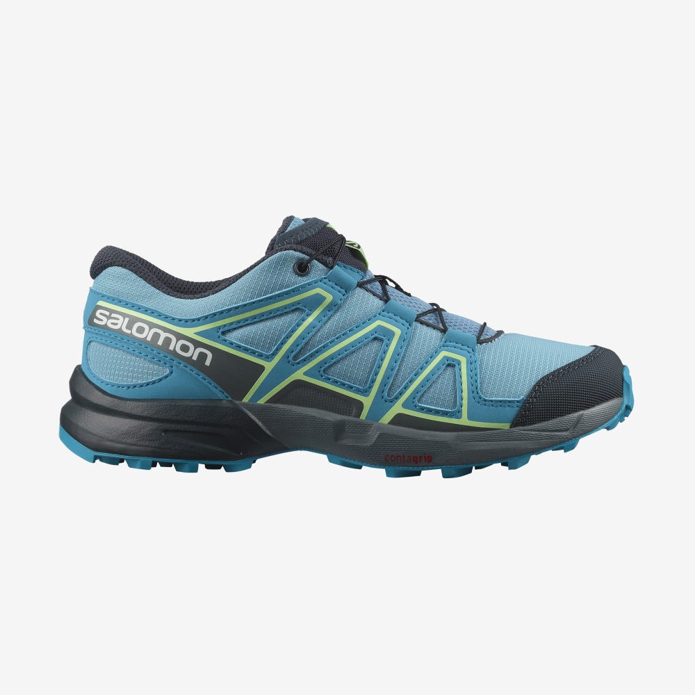Salomon SPEEDCROSS Gyerek Terepfutó Cipő Kék | QFR297835