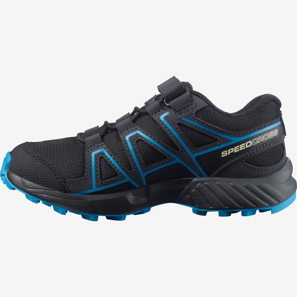 Salomon SPEEDCROSS Gyerek Terepfutó Cipő Fekete | YBZ730641