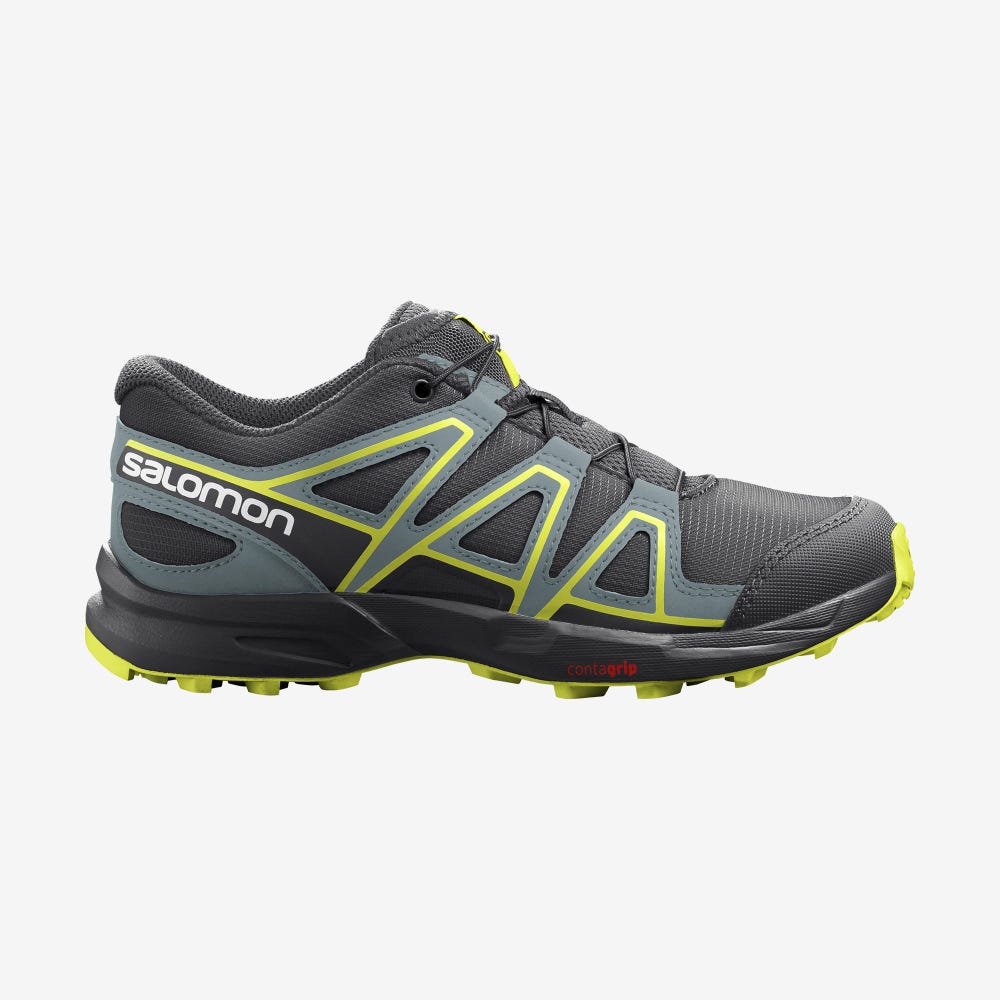 Salomon SPEEDCROSS Gyerek Túrabakancs Fekete | YTL053692