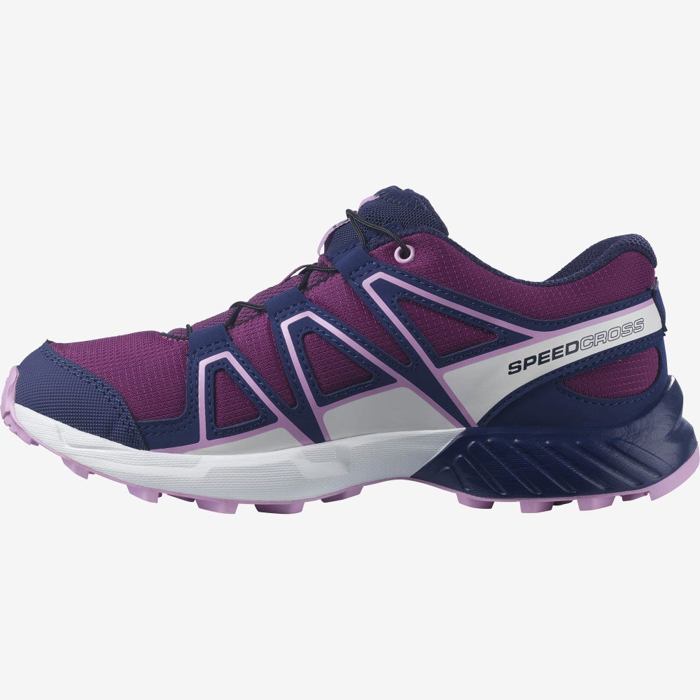 Salomon SPEEDCROSS Gyerek Túrabakancs Lila/Kék/Lila | PFM203654