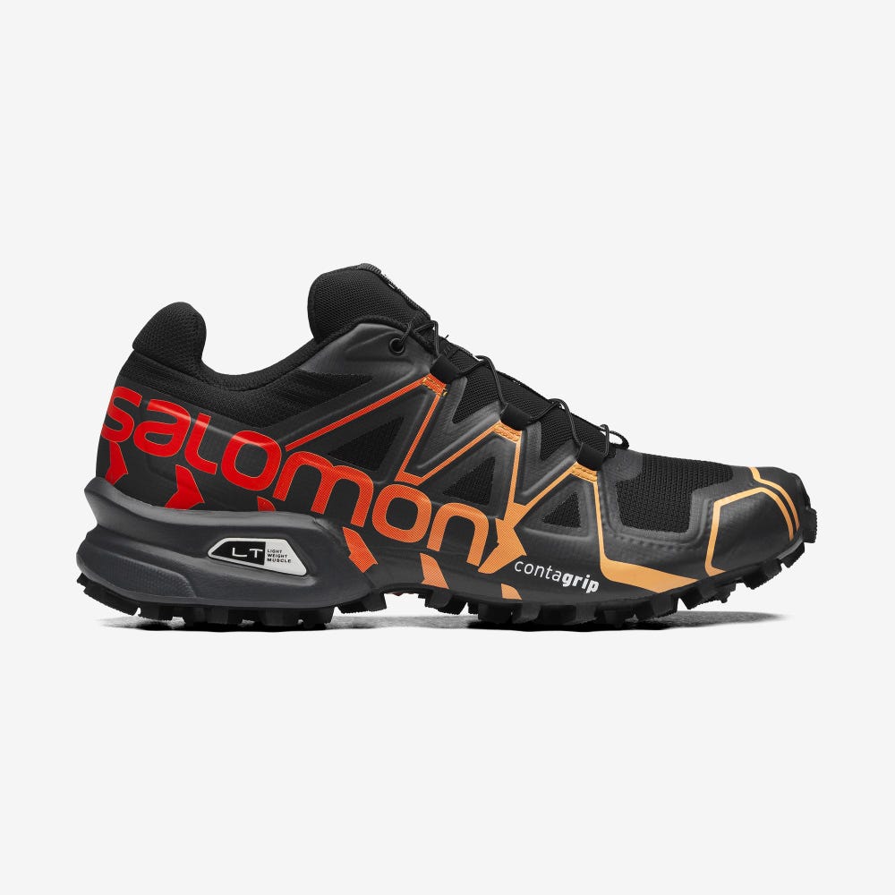 Salomon SPEEDCROSS OFFROAD Férfi Sportcipő Fekete/Rózsaszín | GTE785360