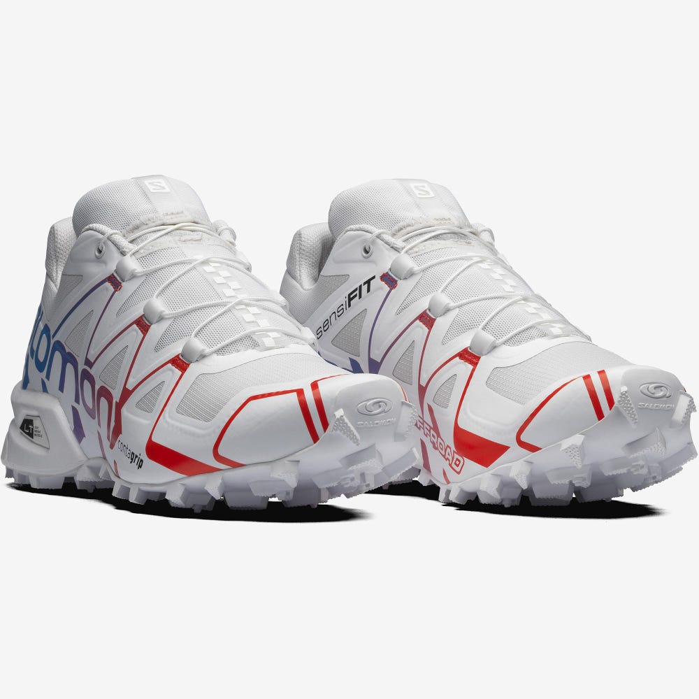 Salomon SPEEDCROSS OFFROAD Férfi Sportcipő Fehér/Fekete | JVE502387