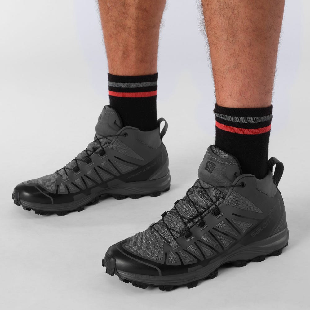 Salomon SPEED ASSAULT 2 Férfi Bakancs Fekete | CNX645078