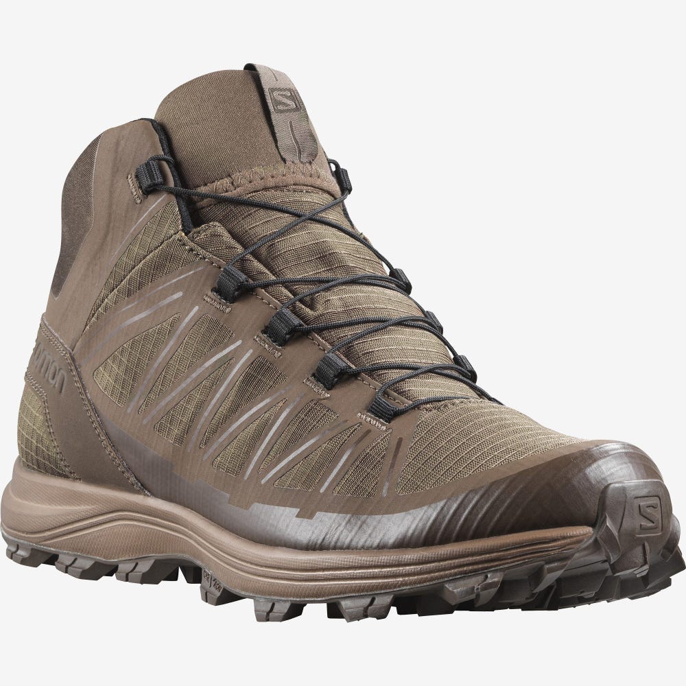 Salomon SPEED ASSAULT Férfi Bakancs Világos Barna | CAX128643