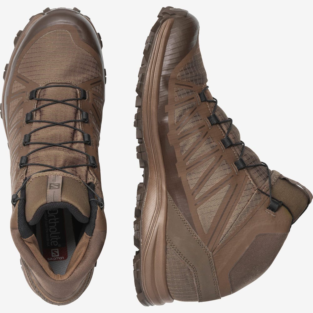 Salomon SPEED ASSAULT Férfi Bakancs Világos Barna | CAX128643