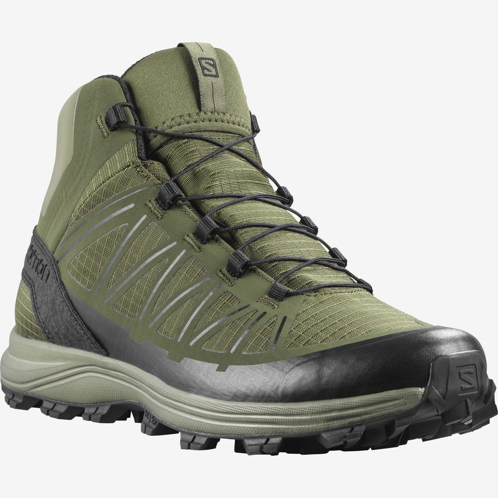 Salomon SPEED ASSAULT Női Bakancs Olivazöld/Fekete | EHG074295