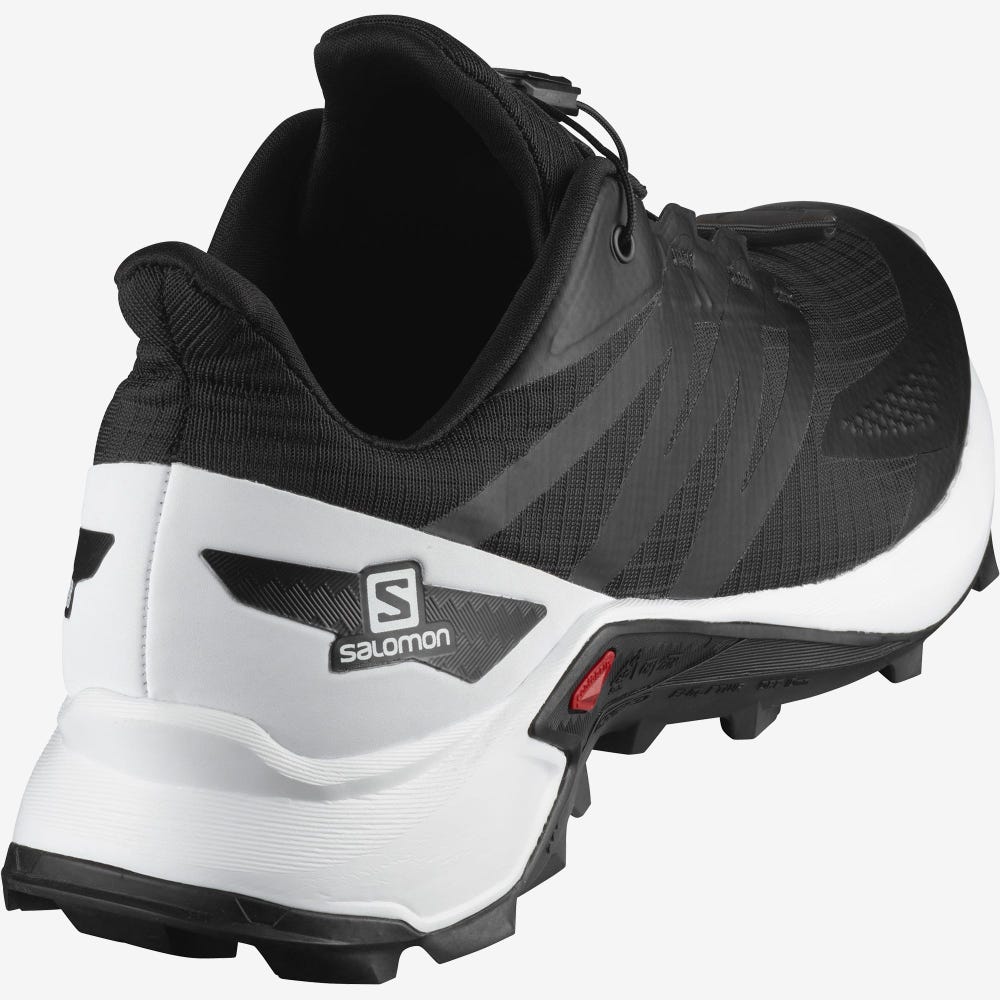 Salomon SUPERCROSS BLAST Férfi Terepfutó Cipő Fekete/Fehér/Fekete | IYE586493
