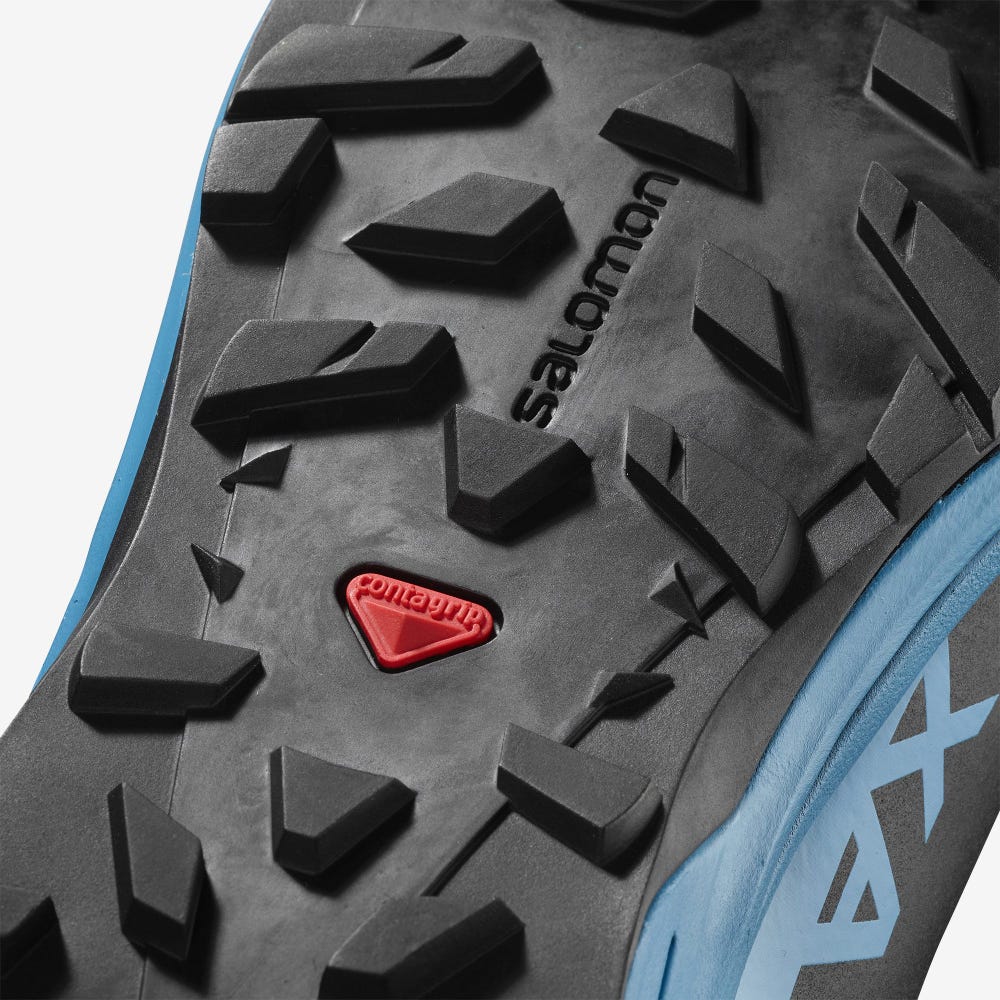 Salomon S/LAB XA ALPINE 2 Férfi Terepfutó Cipő Fekete/Kék/Piros | DOY137825