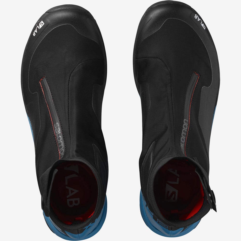 Salomon S/LAB XA ALPINE 2 Férfi Terepfutó Cipő Fekete/Kék/Piros | DOY137825