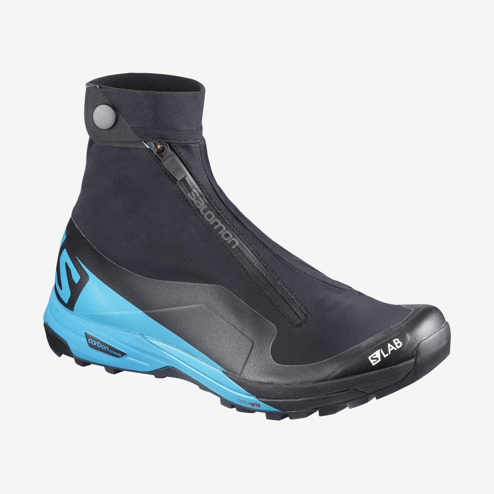 Salomon S/LAB XA ALPINE 2 Férfi Terepfutó Cipő Fekete/Kék/Piros | DOY137825