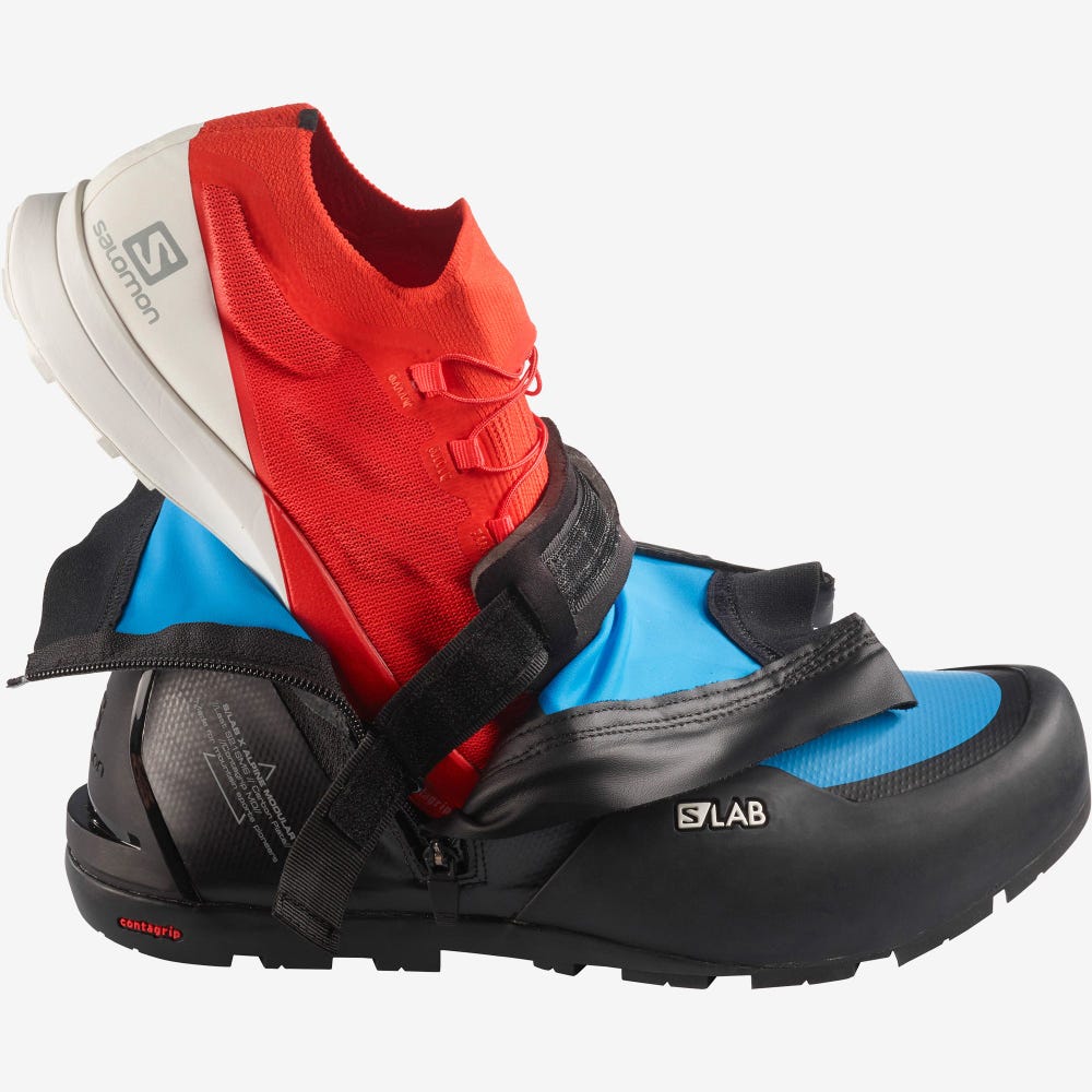 Salomon S/LAB X ALPINE MODULAR Férfi Terepfutó Cipő Fekete/Kék | MGU427863