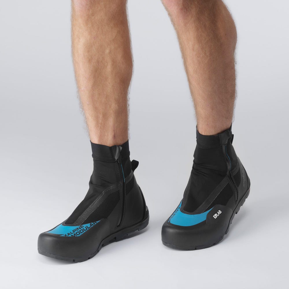 Salomon S/LAB X ALPINE MODULAR Férfi Terepfutó Cipő Fekete/Kék | MGU427863