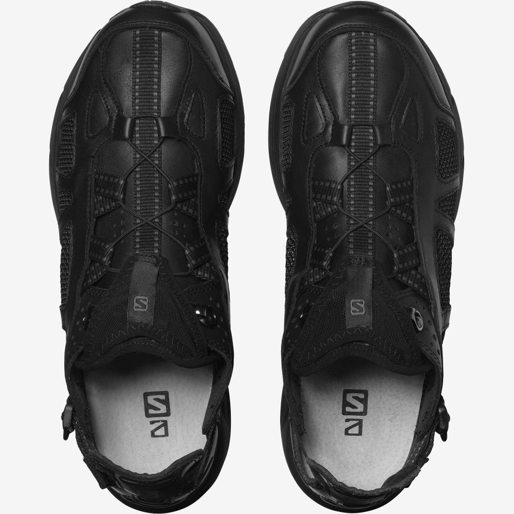 Salomon TECHSONIC LEATHER ADVANCED Férfi Sportcipő Fekete | KJU920364