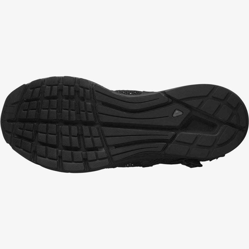 Salomon TECHSONIC LEATHER ADVANCED Férfi Sportcipő Fekete | KJU920364