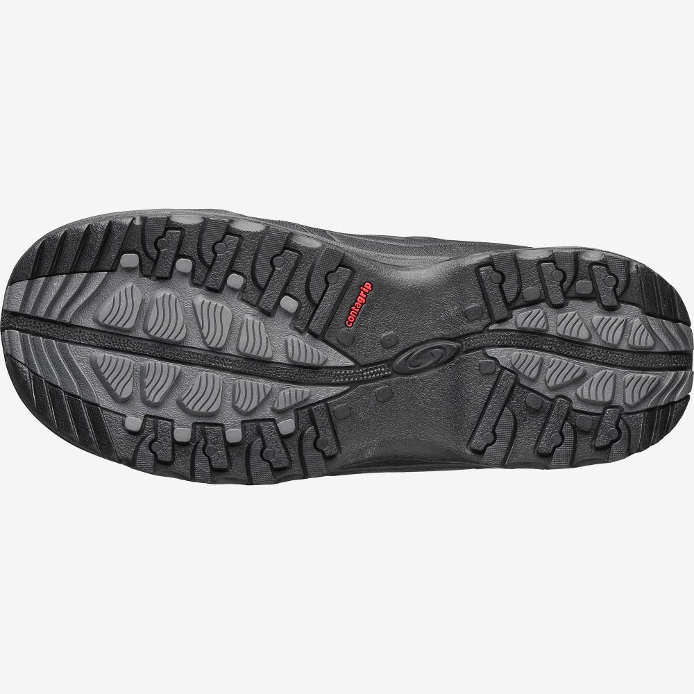 Salomon TOUNDRA FORCES CLIMASALOMON™ WATERPROOF Női Bakancs Fekete | TZI834215