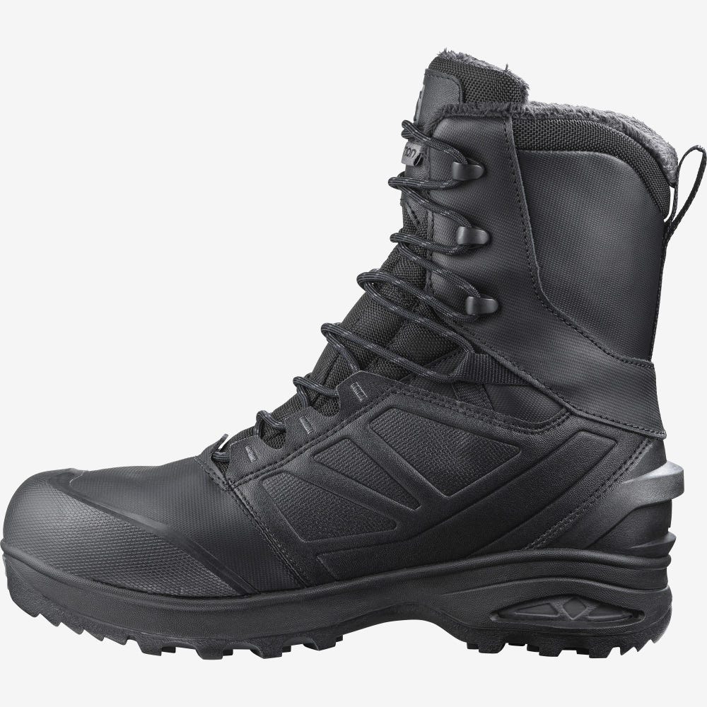 Salomon TOUNDRA FORCES CLIMASALOMON™ WATERPROOF Női Bakancs Fekete | TZI834215