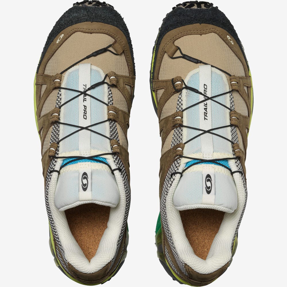 Salomon TRAIL PRO FOR THE BROKEN ARM Női Sportcipő Világos Zöld | QVO726314