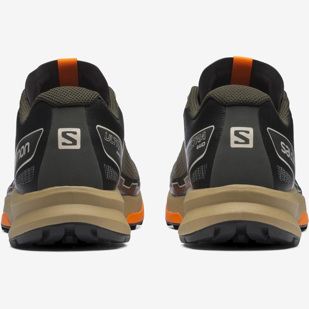 Salomon ULTRA RAID Férfi Sportcipő Olivazöld/MélyZöld | TZG527489