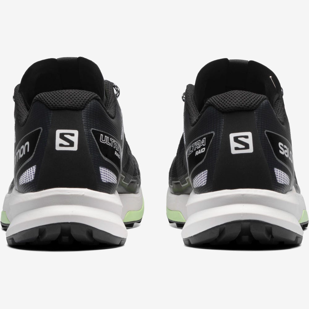 Salomon ULTRA RAID Női Sportcipő Fekete/Fehér/Zöld | NBY310749