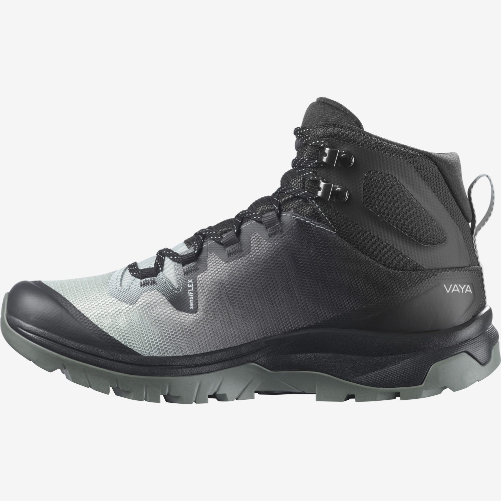 Salomon VAYA MID GORE-TEX Női Túrabakancs Világos Türkiz Szürke | FCP230569