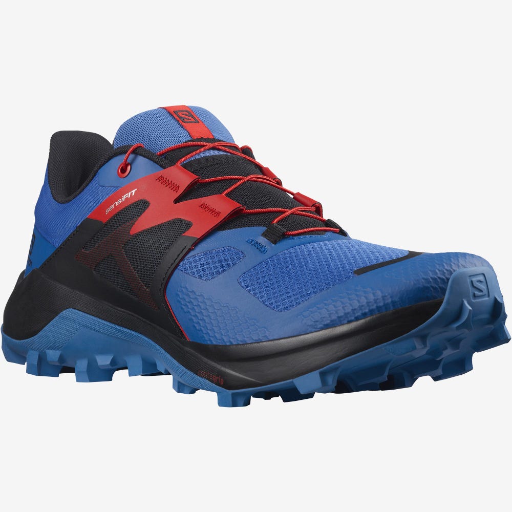 Salomon WILDCROSS 2 Férfi Terepfutó Cipő Kék/Fekete | GNB407261