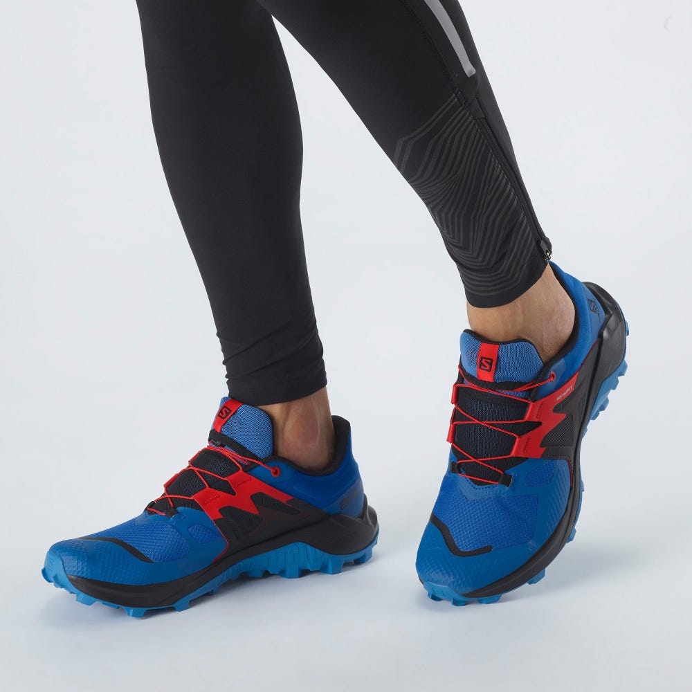 Salomon WILDCROSS 2 Férfi Terepfutó Cipő Kék/Fekete | GNB407261