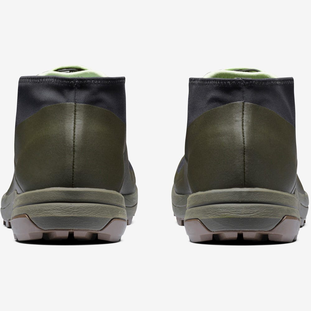 Salomon XA-ALPINE FOR THE BROKEN ARM Férfi Sportcipő Fekete/Zöld | PXZ389501
