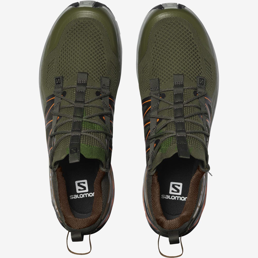Salomon XA COVER Női Sportcipő Olivazöld/Narancssárga | XHF713089