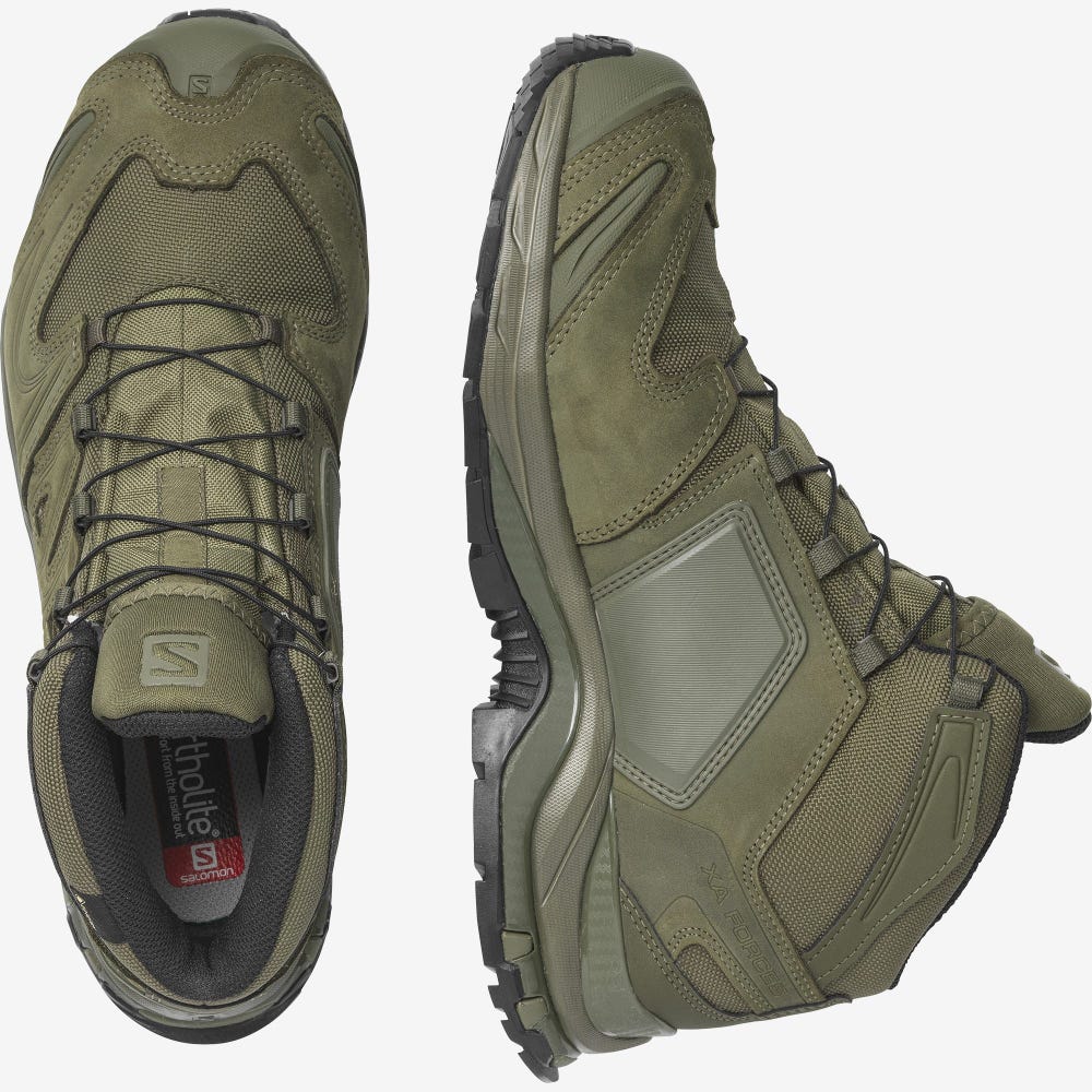 Salomon XA FORCES MID EN Női Bakancs Zöld | AME189074