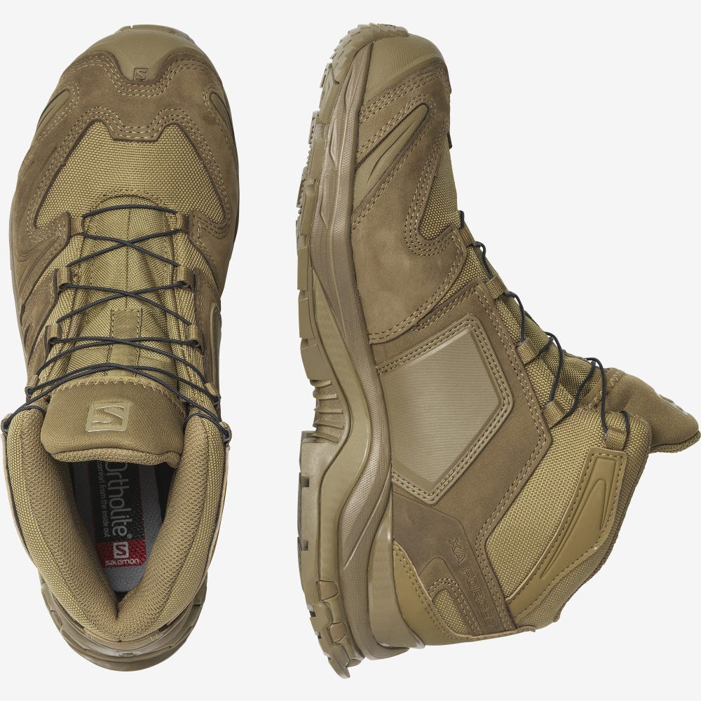 Salomon XA FORCES MID Női Bakancs Barna | DSR423578