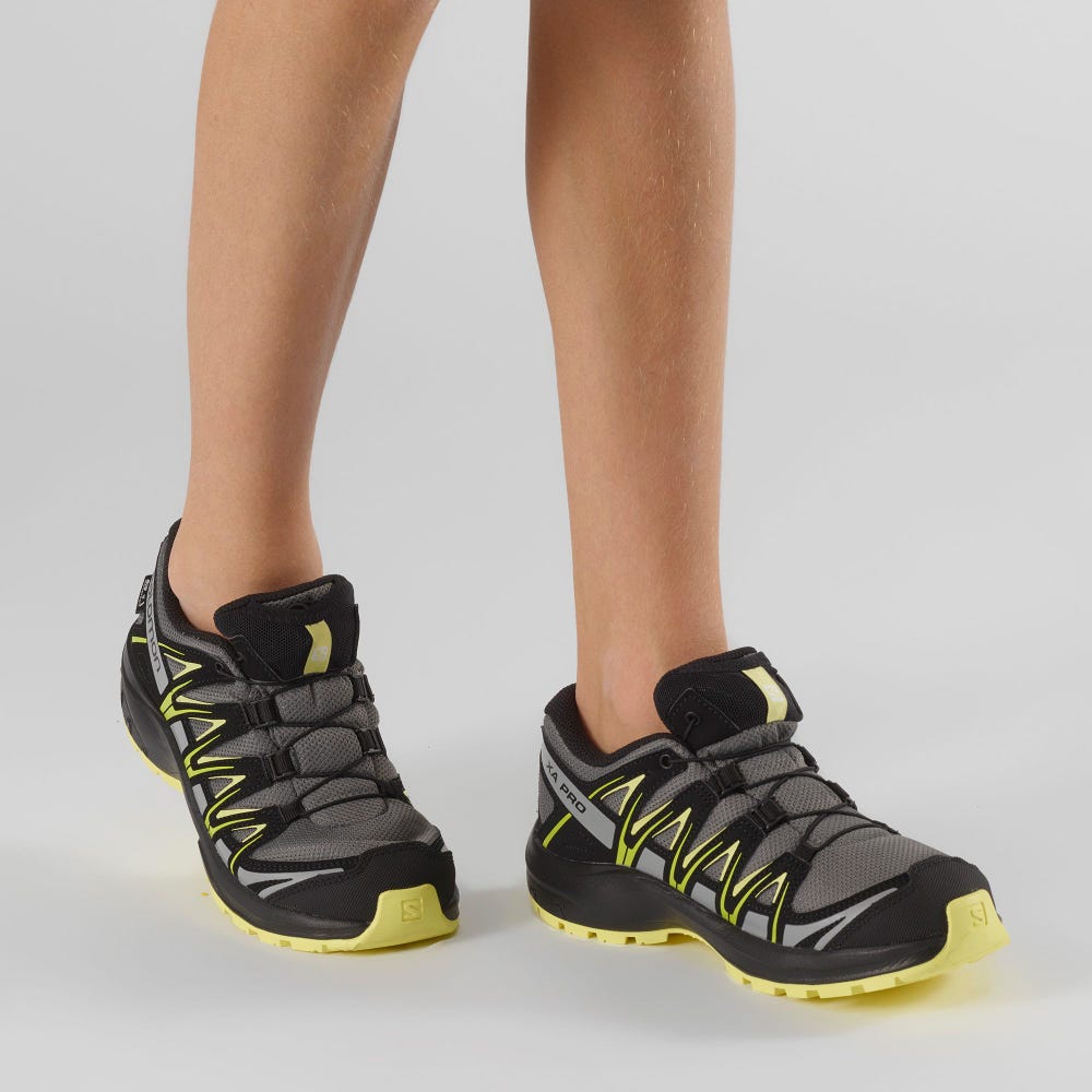 Salomon XA PRO 3D CLIMASALOMON™ WATERPROOF Gyerek Terepfutó Cipő Fekete | NLY701682