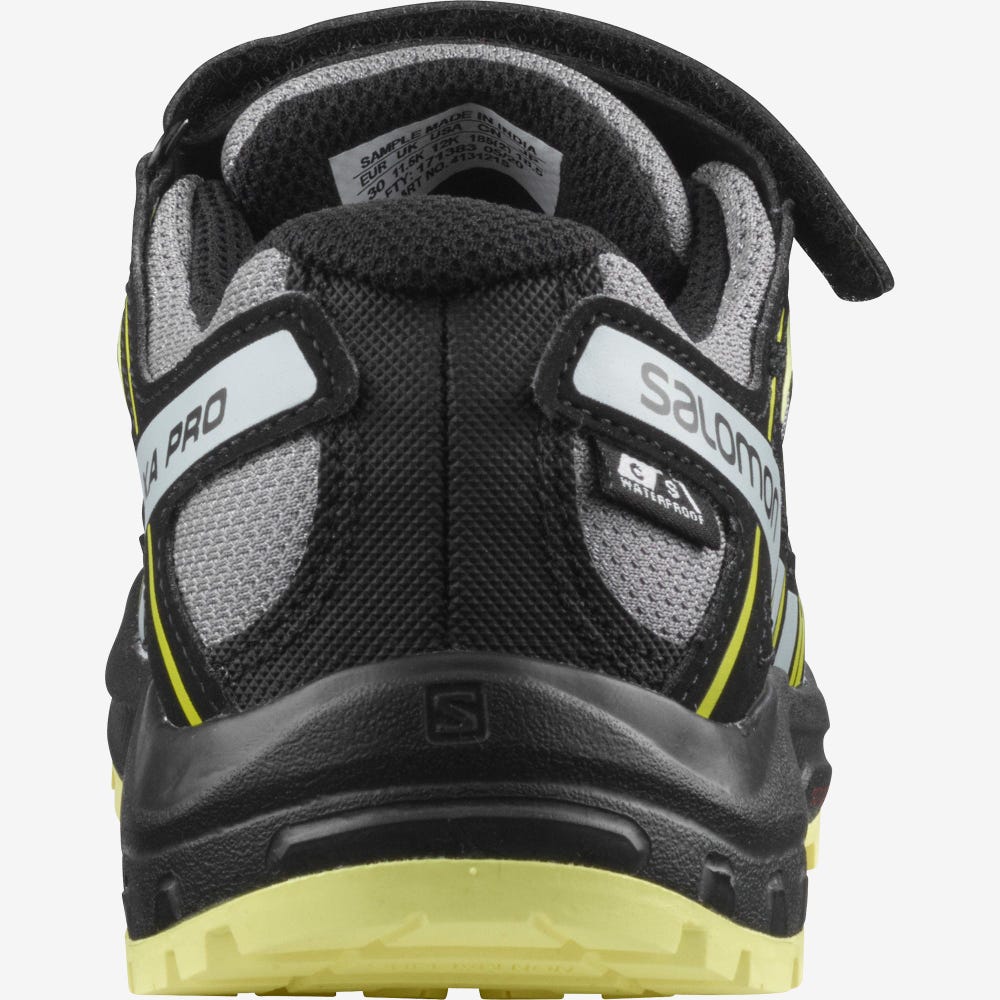 Salomon XA PRO 3D CSWP K Gyerek Túrabakancs Fekete | IAN637524