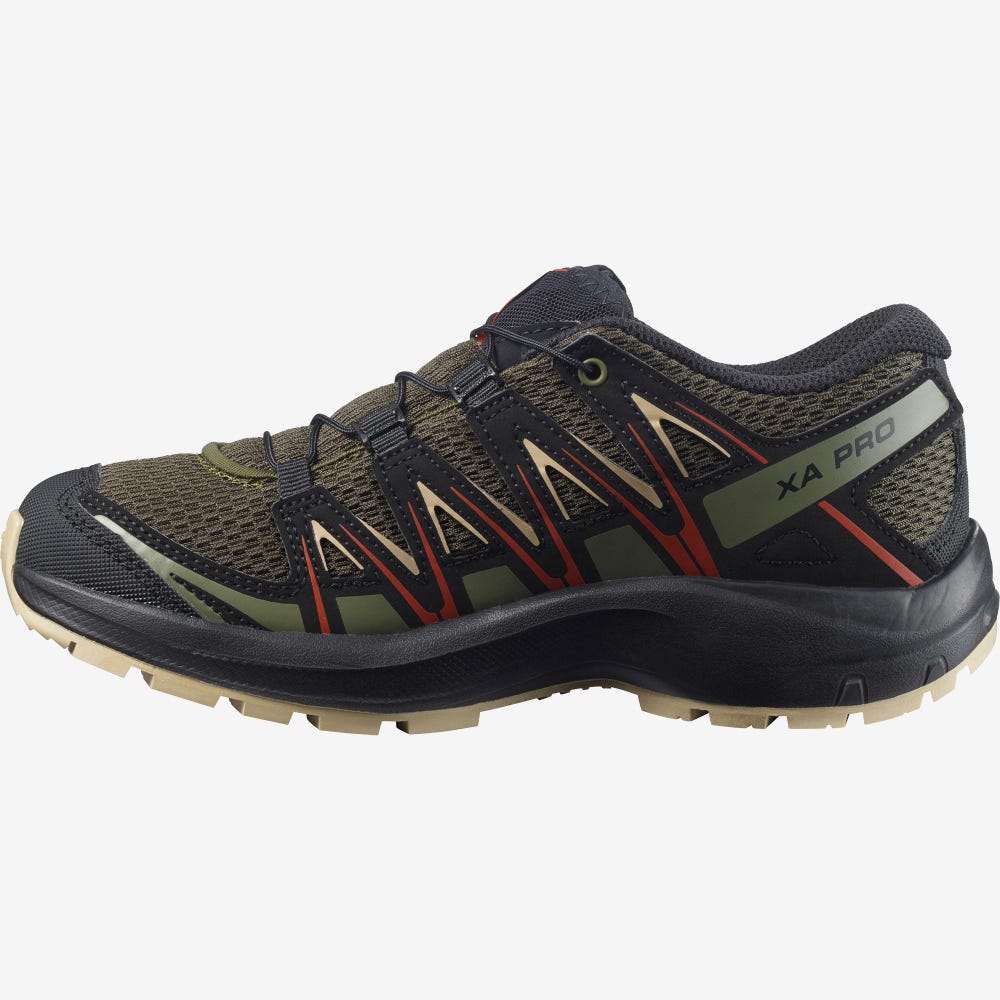 Salomon XA PRO 3D J Gyerek Terepfutó Cipő Olivazöld | IDJ674813